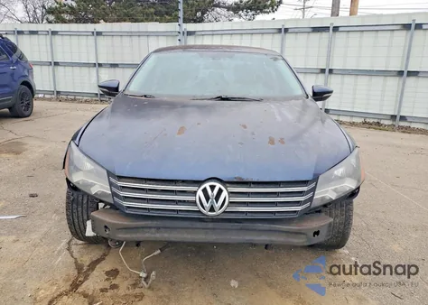 2012 Volkswagen Passat Se из США, поврежденный, VIN 1VWBN7A36CC042734